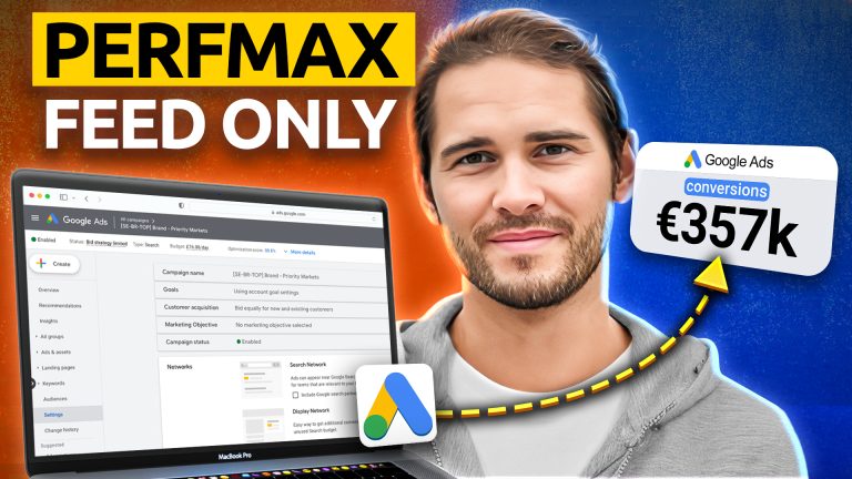 créer perfmax feed only