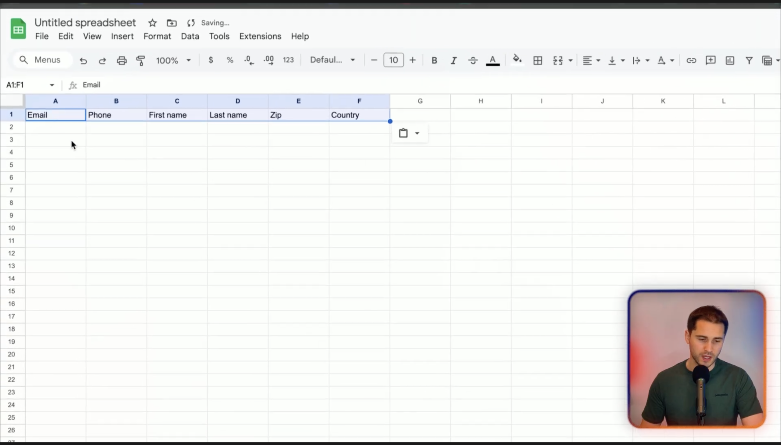 importer liste de clients Google Ads fichier CSV